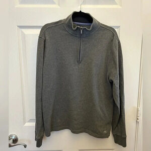 Brooks Brothers Gray Zip Up Sweater
